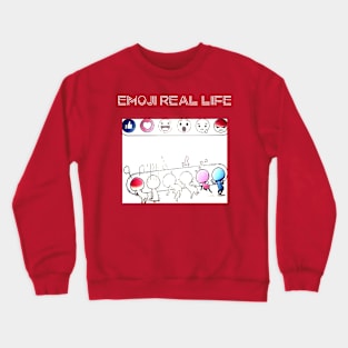 Emoji real life Crewneck Sweatshirt